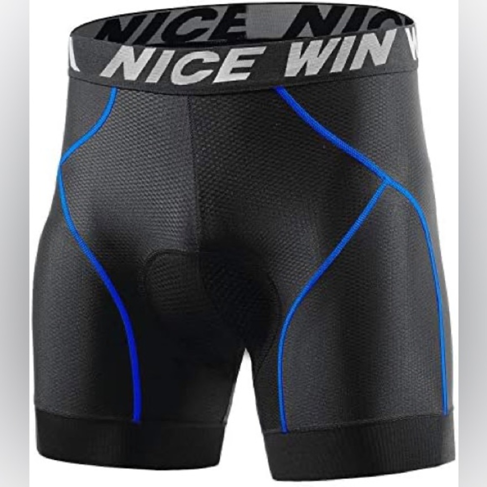 PTUI Men’s Padded Underwear 4D Cycling Underwear Mountain Bike Shorts